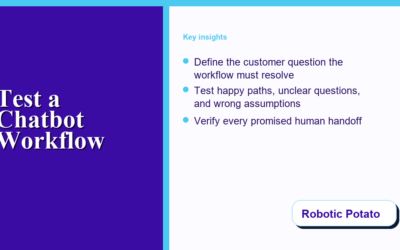 How Small Teams Can Test a Chatbot Before Customers Use It